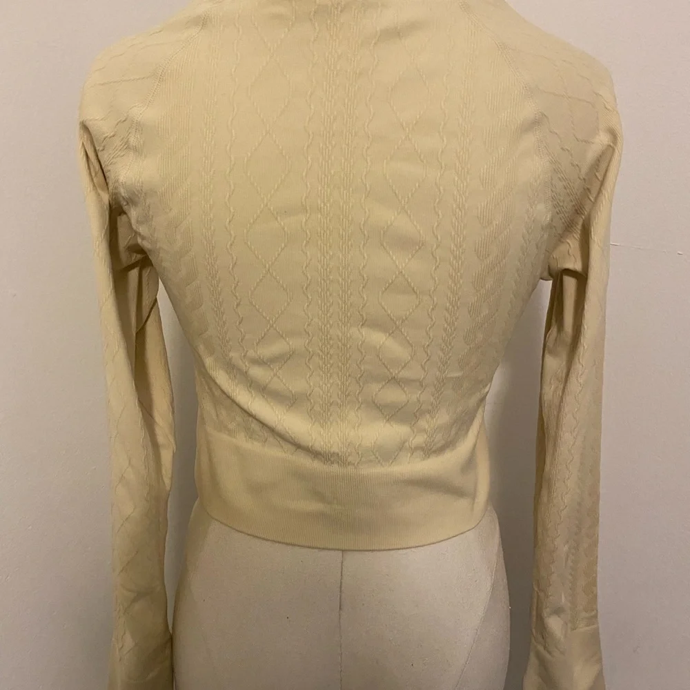 JoyLab Cream Long Sleeve Top